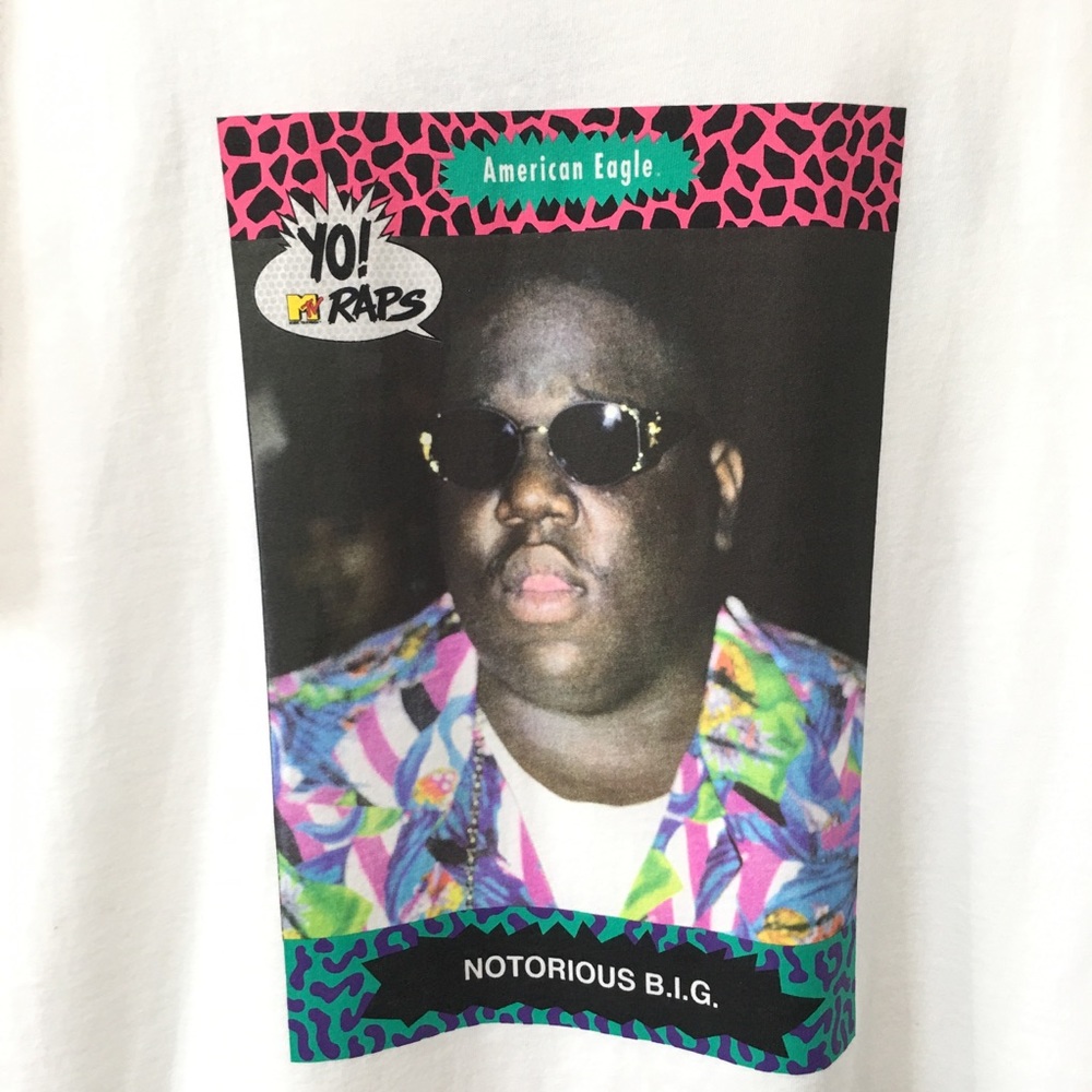 AE Notorious Big Yo MTV Raps Tee Shirt - Picture 2 of 4